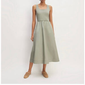 Women's Everlane suprima Sage Green Midi Dress XL